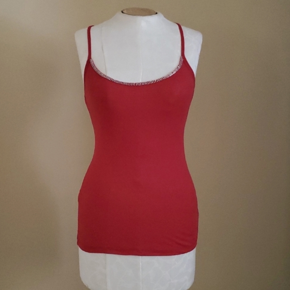 Express Racerback Red Tank Top Size Medium